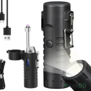 Electric lighter and LED flashlight